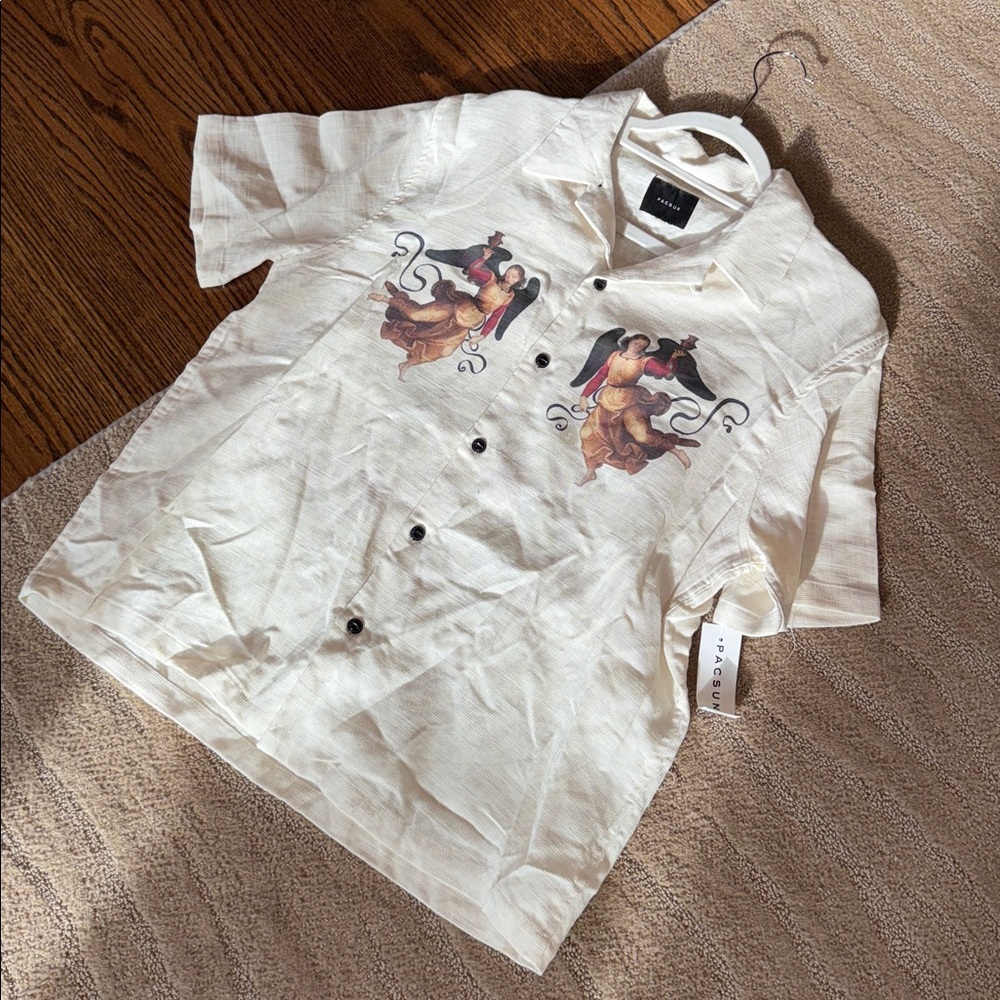 Pacsun Madonna Oversized Camp Shirt - Picture 6 of 16